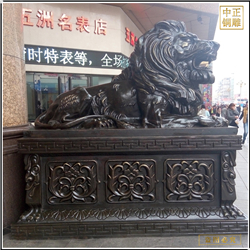 公司門口鑄銅匯豐獅 公司門口鑄銅匯豐獅