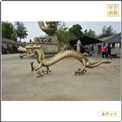 室外大型景觀銅龍雕塑鑄造 室外大型景觀銅龍雕塑鑄造