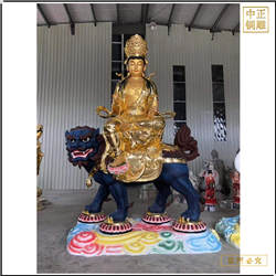 2米鑄文殊普賢佛像銅佛像 2米鑄文殊普賢佛像銅佛像