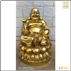 大肚彌勒佛銅像 大肚彌勒佛銅像