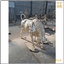 公園景觀銅水牛擺件 公園景觀銅水牛擺件