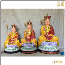 純銅地藏王佛像定制 純銅地藏王佛像定制