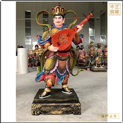 廟宇鑄銅四大天王佛像擺件 廟宇鑄銅四大天王佛像擺件