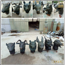 純銅十二生肖銅雕塑批發 純銅十二生肖銅雕塑批發