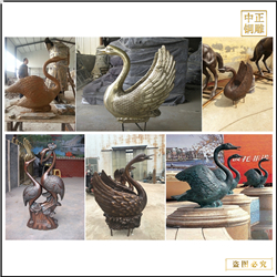 動物雕塑銅天鵝雕塑 動物雕塑銅天鵝雕塑
