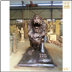 銅獅子小區門口擺件鑄造價格 銅獅子小區門口擺件鑄造價格