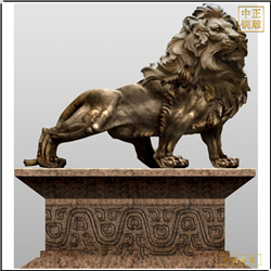 西方黃銅獅子制作廠家 西方黃銅獅子制作廠家