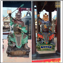 鑄造監(jiān)齋菩薩銅雕塑廠家 鑄造監(jiān)齋菩薩銅雕塑廠家