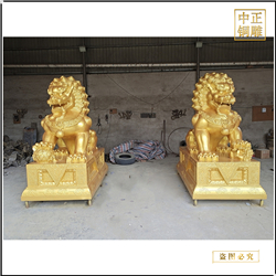 定做銅獅子雕塑廠 定做銅獅子雕塑廠