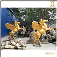 帶翅膀銅飛馬擺件 帶翅膀銅飛馬擺件