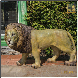 景區銅獅子雕塑 景區銅獅子雕塑