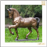 園林銅馬雕塑擺件 園林銅馬雕塑擺件