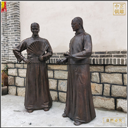 景觀(guān)古代人物雕塑 景觀(guān)古代人物雕塑