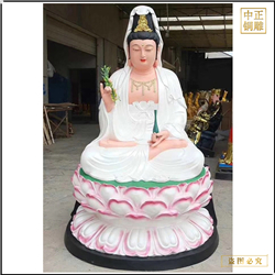 純白色觀世音菩薩像 純白色觀世音菩薩像