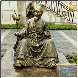 大型室外古代張衡人物雕塑 大型室外古代張衡人物雕塑