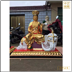 彩繪文殊普賢佛像鑄造廠 彩繪文殊普賢佛像鑄造廠