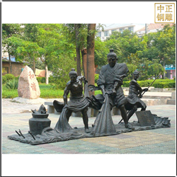 大型捕魚人物景觀雕塑、 大型捕魚人物景觀雕塑、