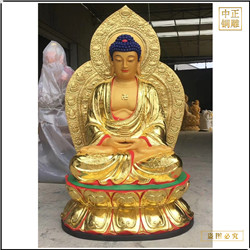 站像釋迦牟尼佛銅雕像 站像釋迦牟尼佛銅雕像