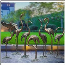 戶(hù)外仙鶴景觀雕塑 戶(hù)外仙鶴景觀雕塑