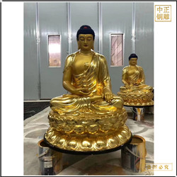 訂購貼金釋迦牟尼佛銅像 訂購貼金釋迦牟尼佛銅像