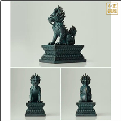 帶底座銅獬豸雕塑 帶底座銅獬豸雕塑