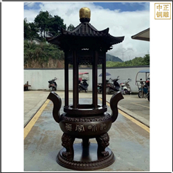 單層帶蓋圓形香爐 單層帶蓋圓形香爐