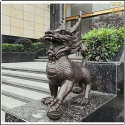 大型景觀麒麟動物雕塑擺件 大型景觀麒麟動物雕塑擺件