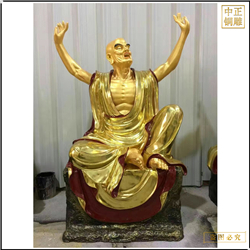 2米十八羅漢佛像站像銅雕廠家 2米十八羅漢佛像站像銅雕廠家