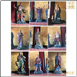 批發(fā)純銅十八羅漢佛像 批發(fā)純銅十八羅漢佛像