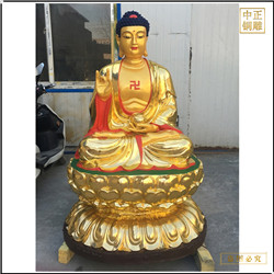 純銅釋迦牟尼佛雕塑 純銅釋迦牟尼佛雕塑