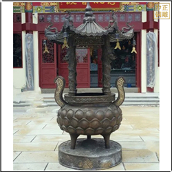 小型銅香爐雕塑 小型銅香爐雕塑