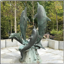 海豚銅雕塑鑄造廠 海豚銅雕塑鑄造廠