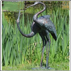 景觀銅仙鶴動物雕塑鑄造 景觀銅仙鶴動物雕塑鑄造