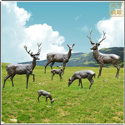 群鹿雕塑鑄造價格 群鹿雕塑鑄造價格