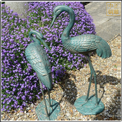 鑄銅關公 景觀仙鶴銅雕塑