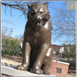 鑄銅關公 老虎銅雕塑鑄造廠