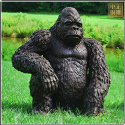 鑄銅關公 室外大猩猩銅雕塑鑄造