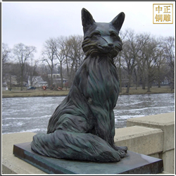 室外大型景觀狐貍雕塑 室外大型景觀狐貍雕塑