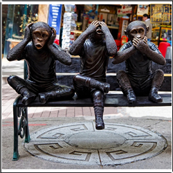 小猩猩景觀銅雕塑鑄造 小猩猩景觀銅雕塑鑄造