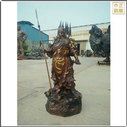 鑄銅關公 1.2米九龍關公雕塑