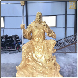 鑄銅關(guān)公 1.5米坐像關(guān)公銅像