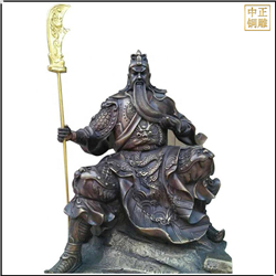 鑄銅關(guān)公 1.6米純銅關(guān)公像鑄造