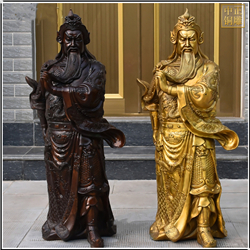 鑄銅關(guān)公 1.8米純銅關(guān)羽雕像