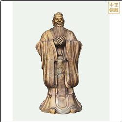 鑄銅關(guān)公 2米孔子雕像鑄造廠