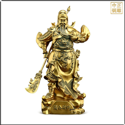 鑄銅關公 1.8米銅關公定做