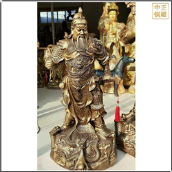 鑄銅關公 1米鑄銅關公鑄造