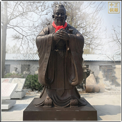 純銅孔子雕塑鑄造價格 純銅孔子雕塑鑄造價格