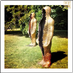 鑄銅關公 園林抽象人物雕塑