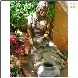 鑄銅關公 花園西方人物銅雕塑