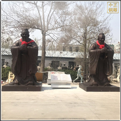 鑄銅關公 大型室外孔子雕塑鑄造